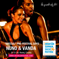 Nuno & Vanda on Croatian Summer Salsa Festival