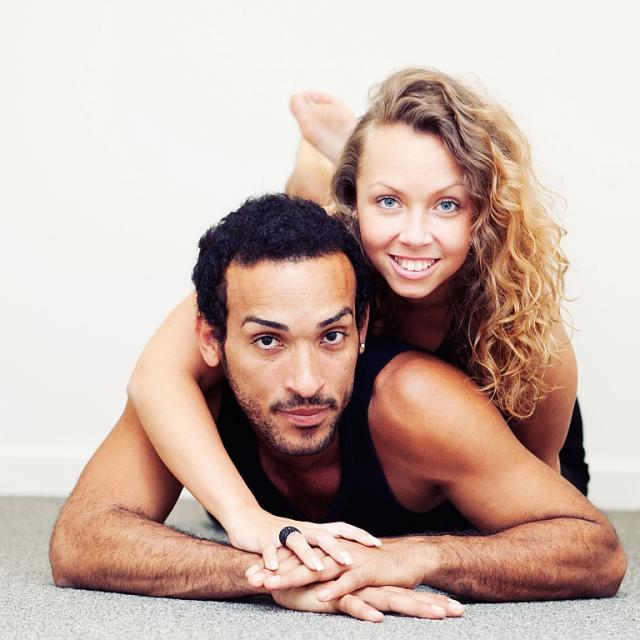 Osbanis Tejeda and Anneta Kepka