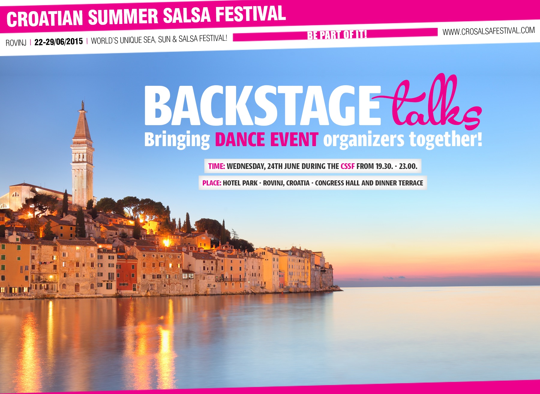 Backstage talks - mini conference - bringing dance event organisers together