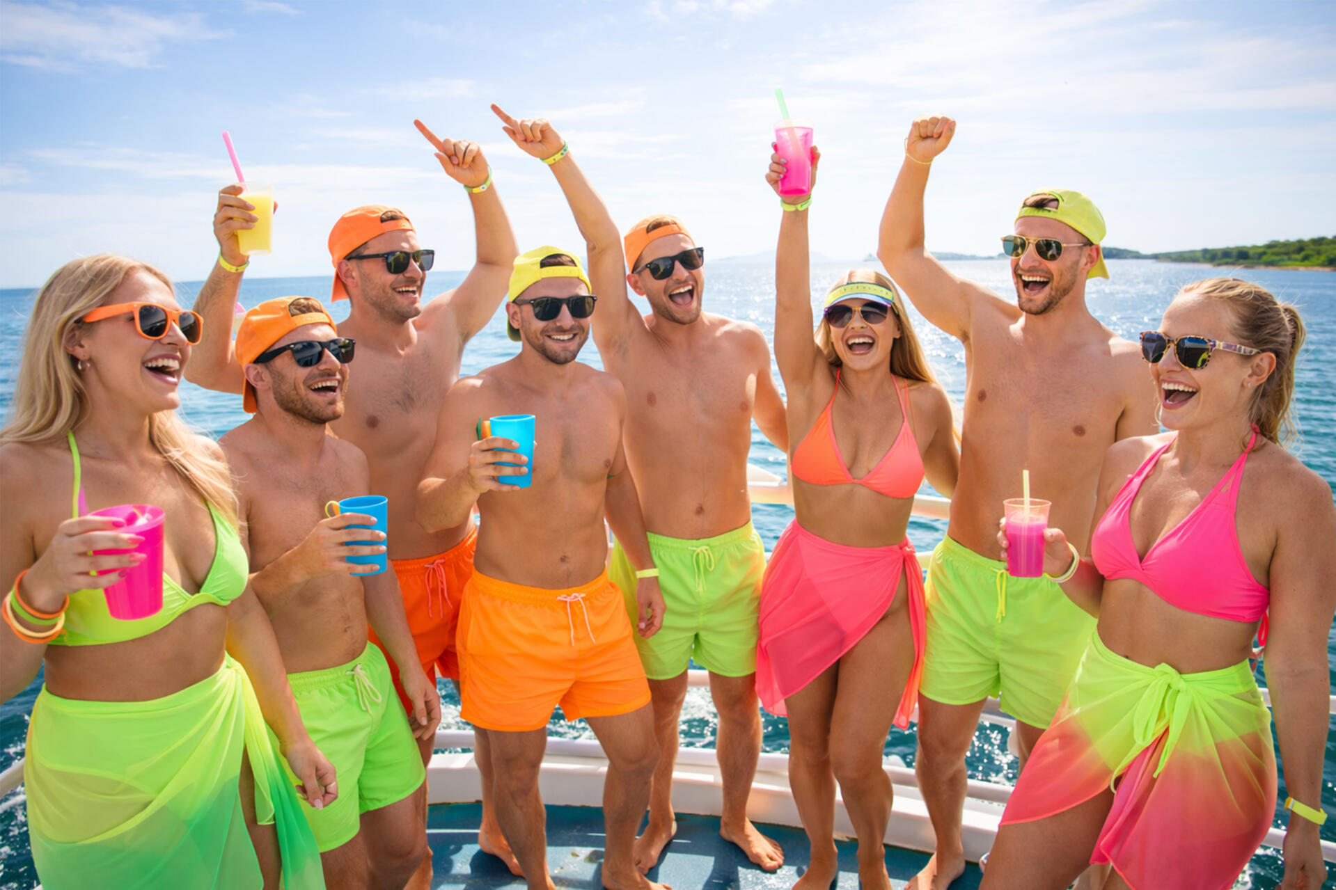 Bachata Party Boat – Summer Neon Heat